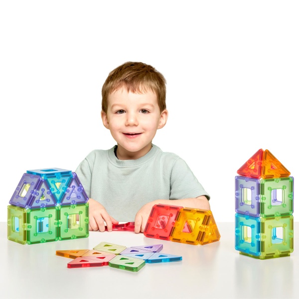 Translucent Polydron KinderMag Starter Set