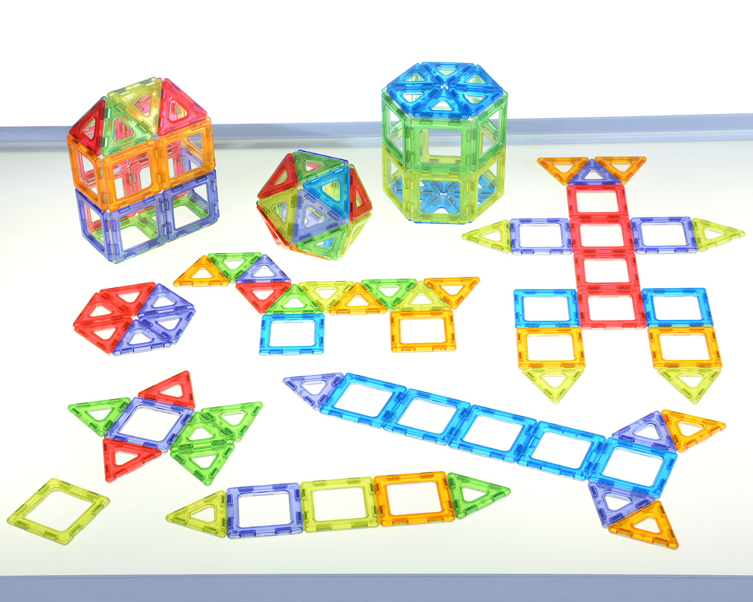 Translucent Magnetic Polydron Class Set