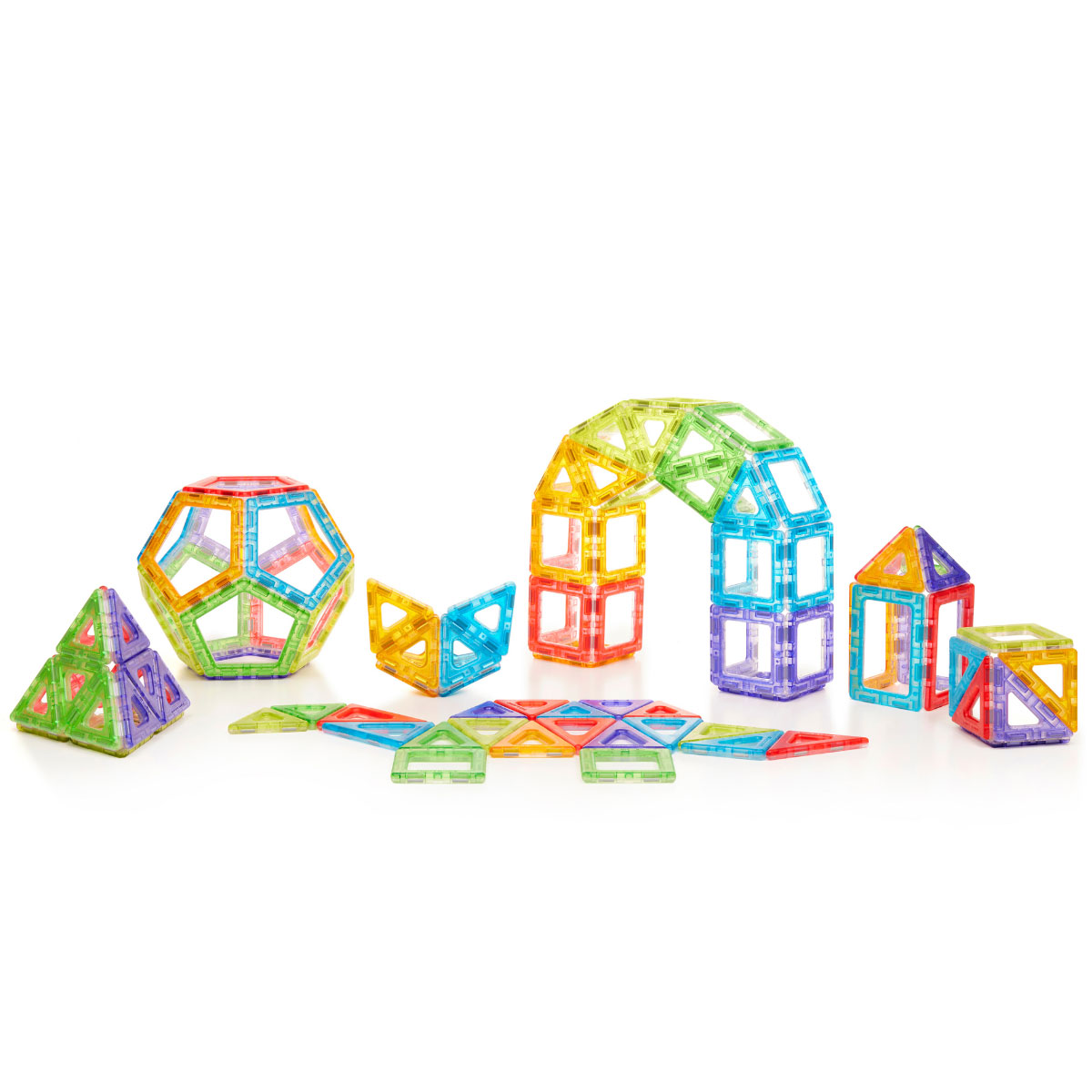 Translucent Magnetic Polydron Exploration Set