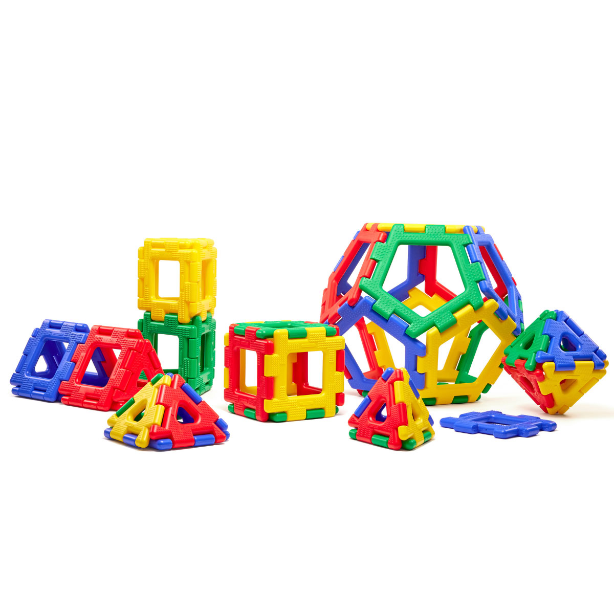 Giant Polydron Platonic Solids Set